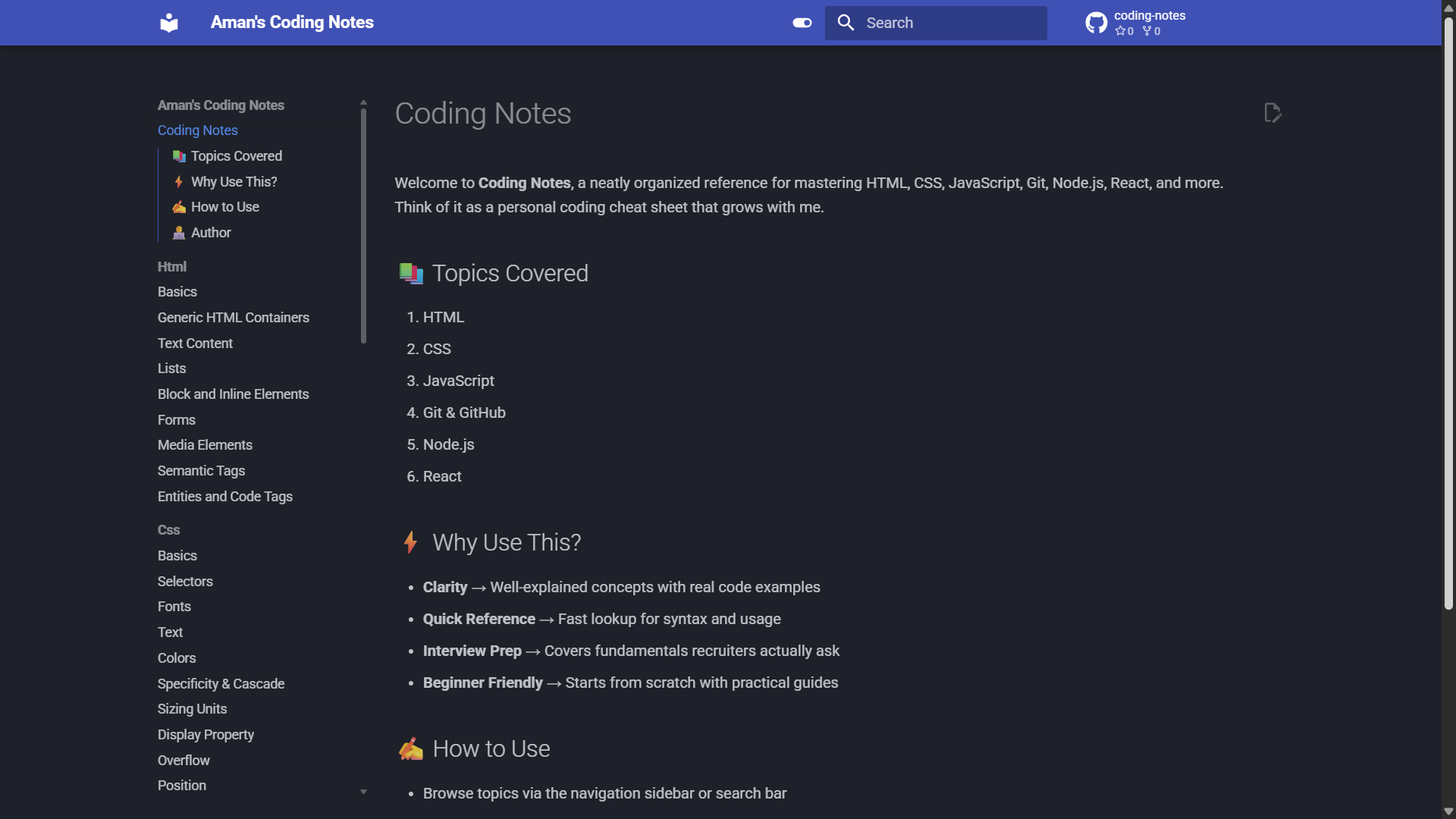 Coding Notes Preview